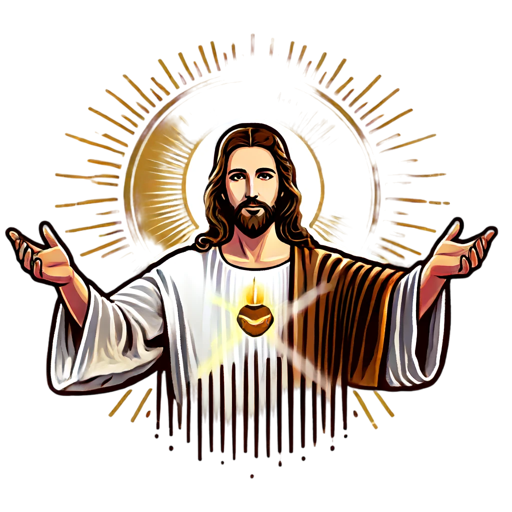 Jesus blessing a person